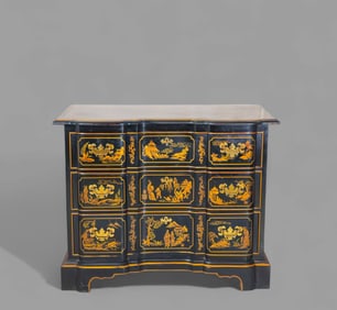 Drexel "Et Cetera" Black Front Chest/ Dresser