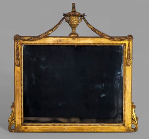 Italian Giltwood & Gesso Mirror