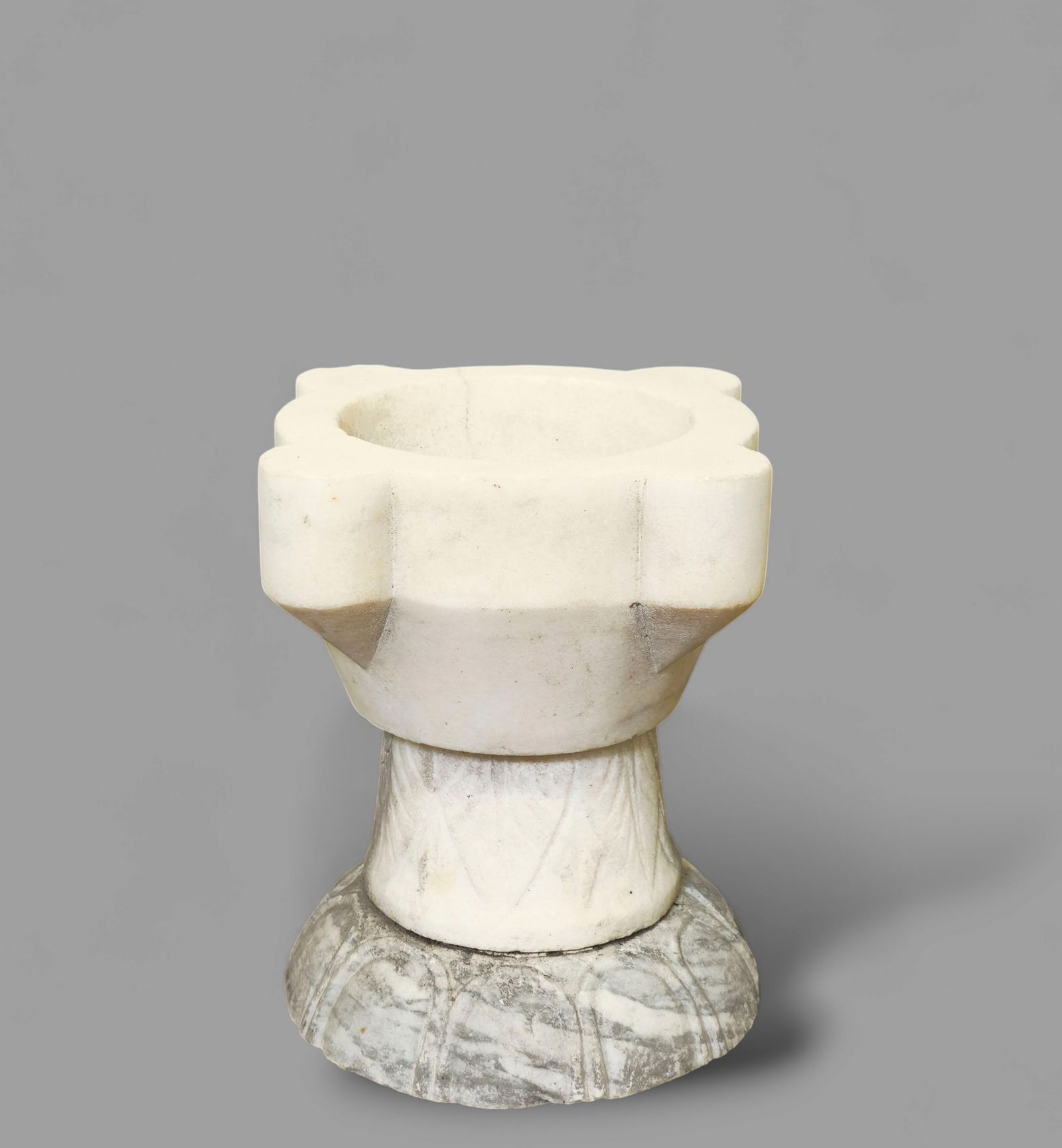 19th Century Lotus Form Base Chalice Planter (1 of 7)