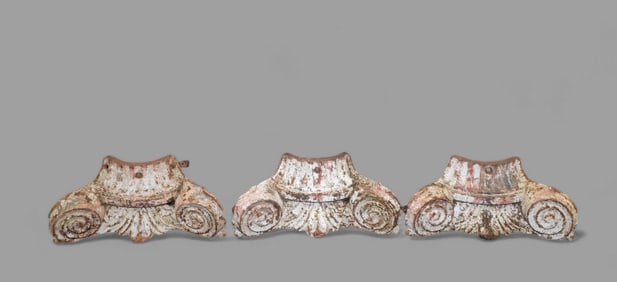 19th Century Architectural Cast Iron Capitols