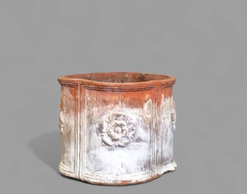 Terracotta Quadtrefoil Planter
