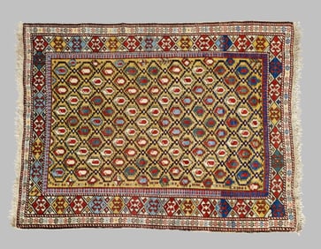 19th Century Shirvan Caucasian Area Rug