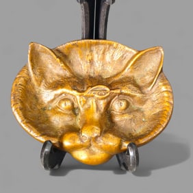 Bronze Fox Trinkey Dish