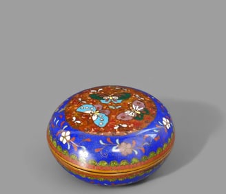 19th Century Chinese Cloisonne Box