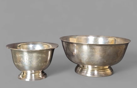 Gorham Bowl * Wallace Silver Plated Trophy #V772