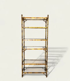 Gilt Italian Steel Etagere