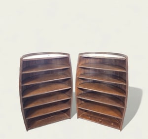MCM Custom Barrel Bookcases/ Shelves