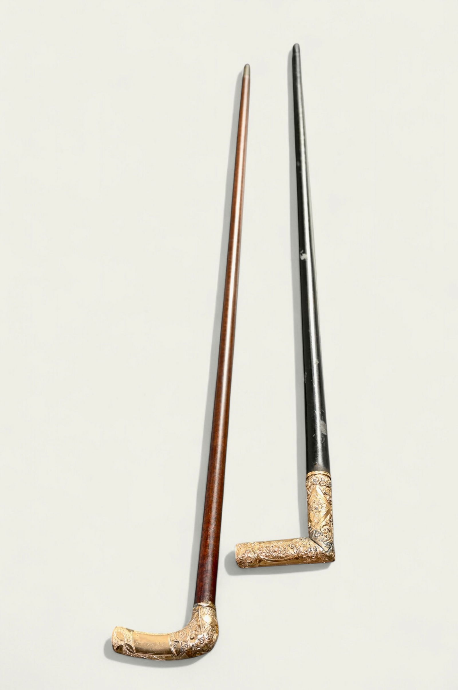 19th Century Gold Filled Walking Sticks (1 of 13)