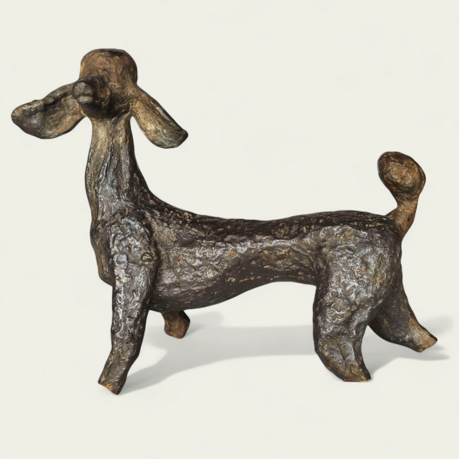 MCM Bronze Standard Poodle Sculpture (1 of 6)