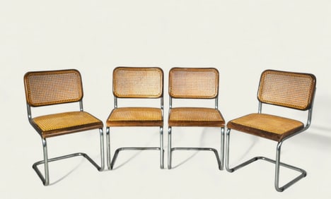 Marcel Breuer 1930's "Cesca" Dining Chairs (Model B32)