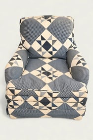 Antique Quilted Easy Lounge Chair