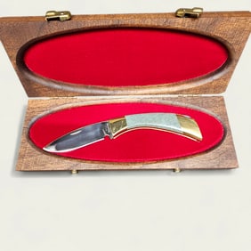 Browning USA Wyoming Jade Collection South Pass Lock back Knife - NIB