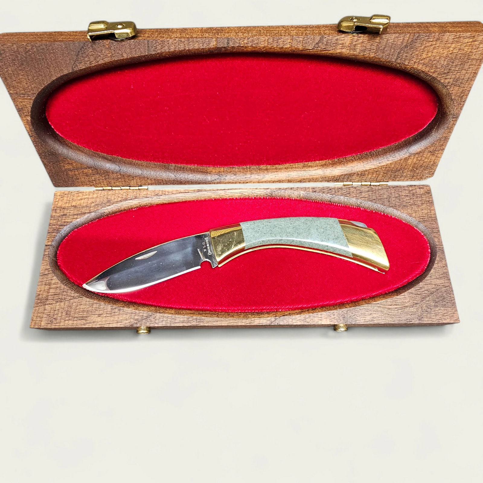 Browning USA Wyoming Jade Collection South Pass Lock back Knife - NIB (1 of 3)