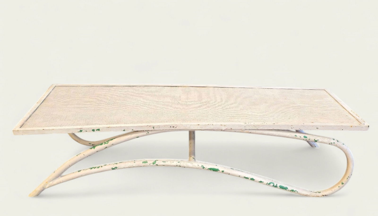 Industrial Mesh Sculptural Bench (1 of 7)