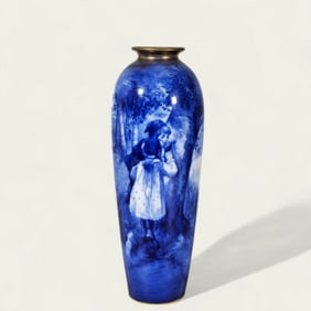 Royal Doulton Scenic Porcelain Vase