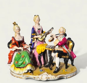 German Porcelain Figural Group