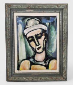 After Georges Rouault (1871-1958) (France) Oil Man Wearing hat