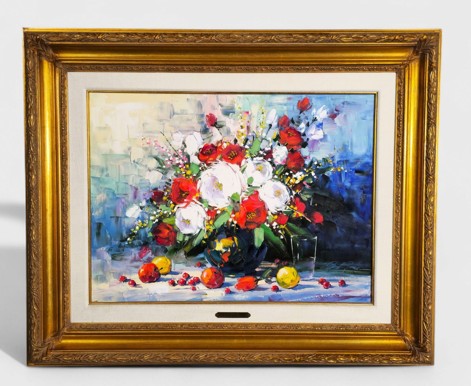 Edward R. Park (20th/21st Century) Oil "Flower (1 of 12)