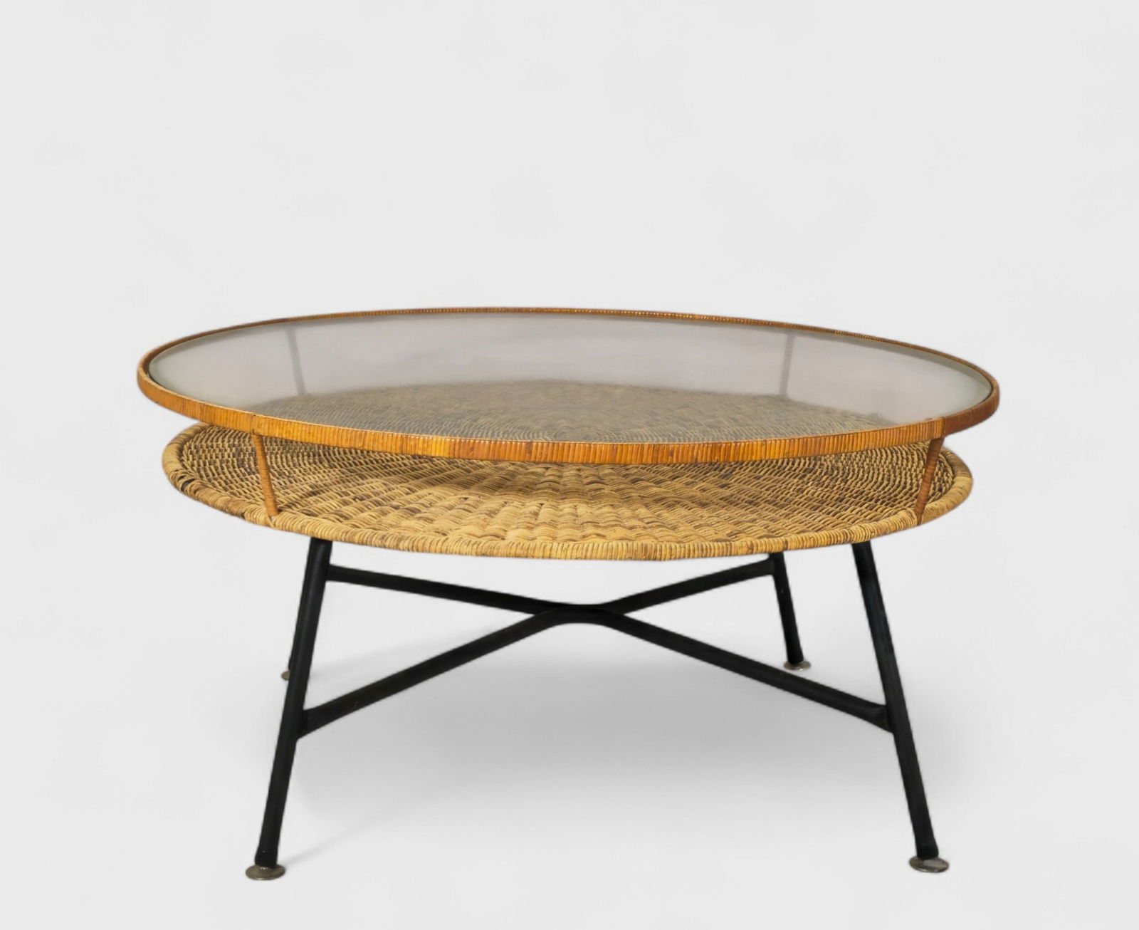 Danny Ho Fong Tropi-cal ラタン　01 Danny Ho Fong for Tropi-Cal Set of 4 Dinning Rattan Chairs