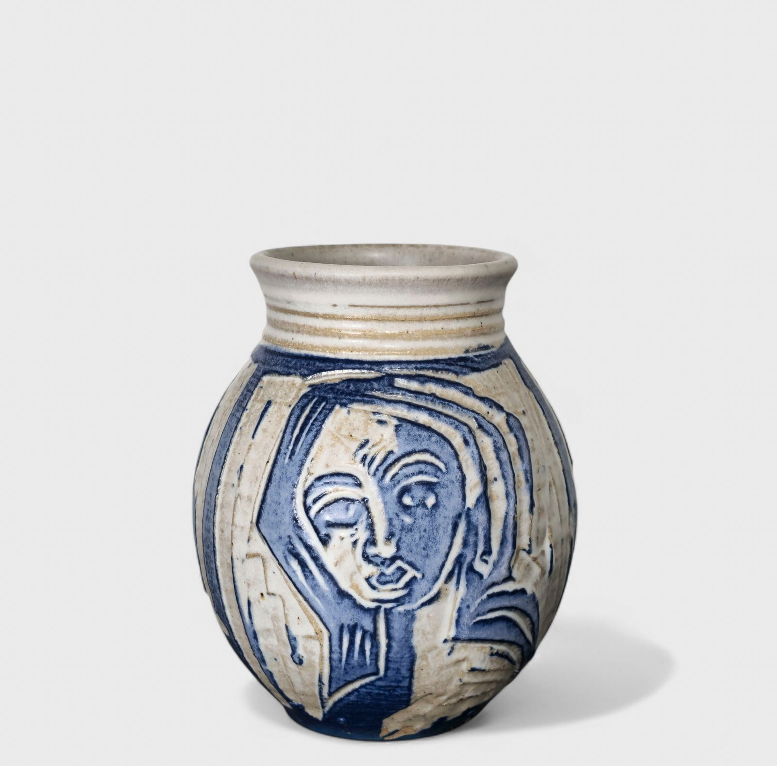 Douglas Fiely Cubist Art Pottery Vase (1 of 9)