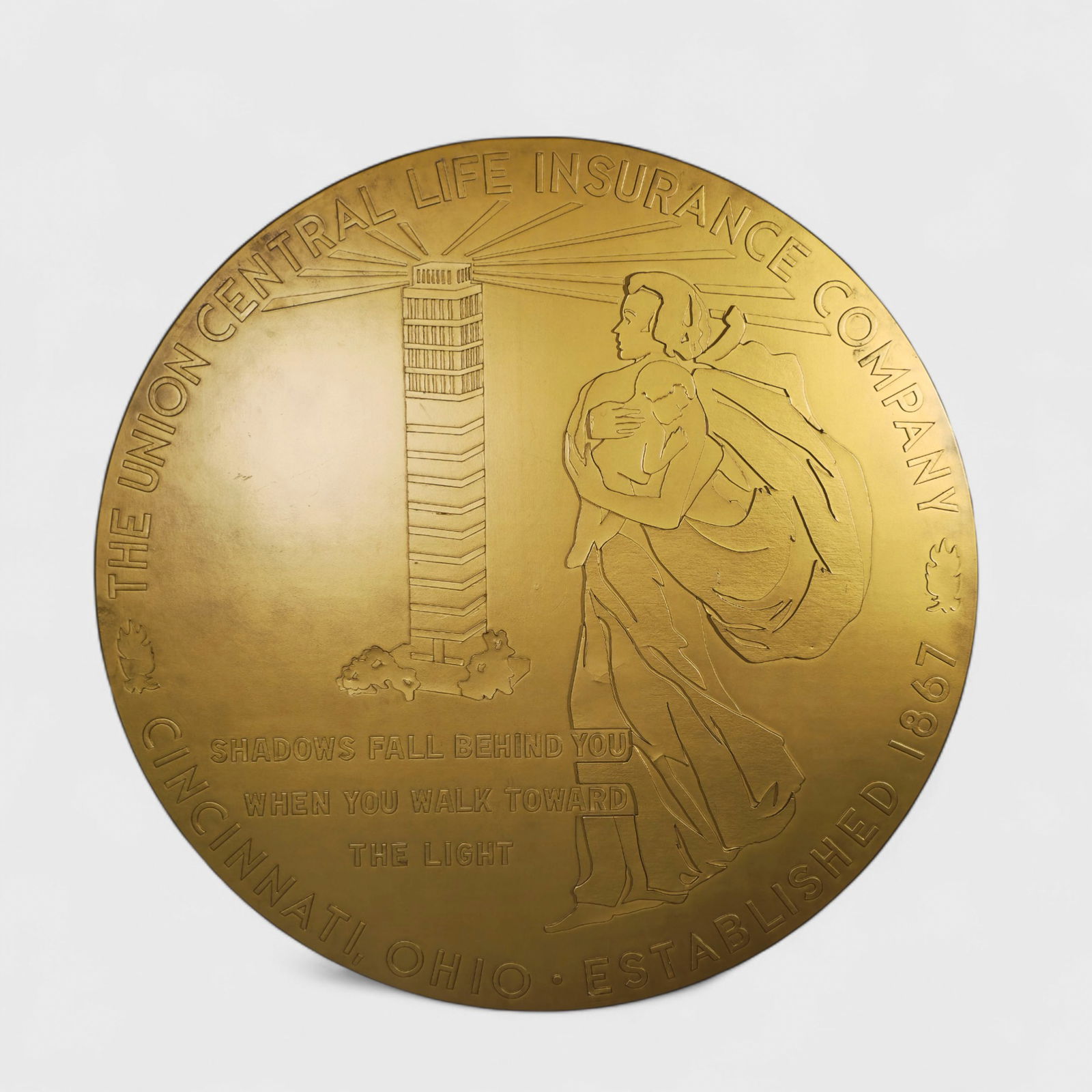 Art Deco Revival Union Central Life Insurance Company Wall Relief Sculpture (1 of 7)