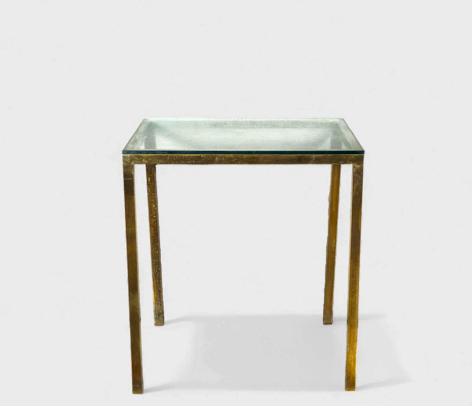 MCM Brass & Glass Occasional Table (1 of 6)
