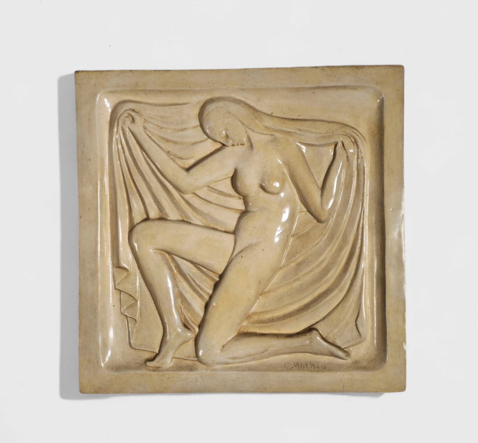 G. Mathie Art Deco Revival Wall Plaque (1 of 6)