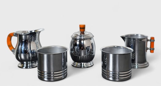 Farber ware Art Deco "Krome-Kraft" Coffee & Tea Accessories