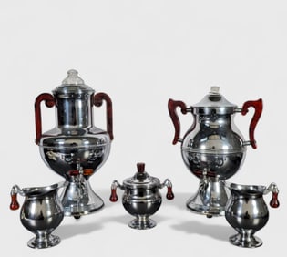 Lehman Brothers Art Deco Kromaster Coffee Service