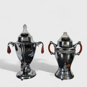 Continental Art Deco Coffee Urns