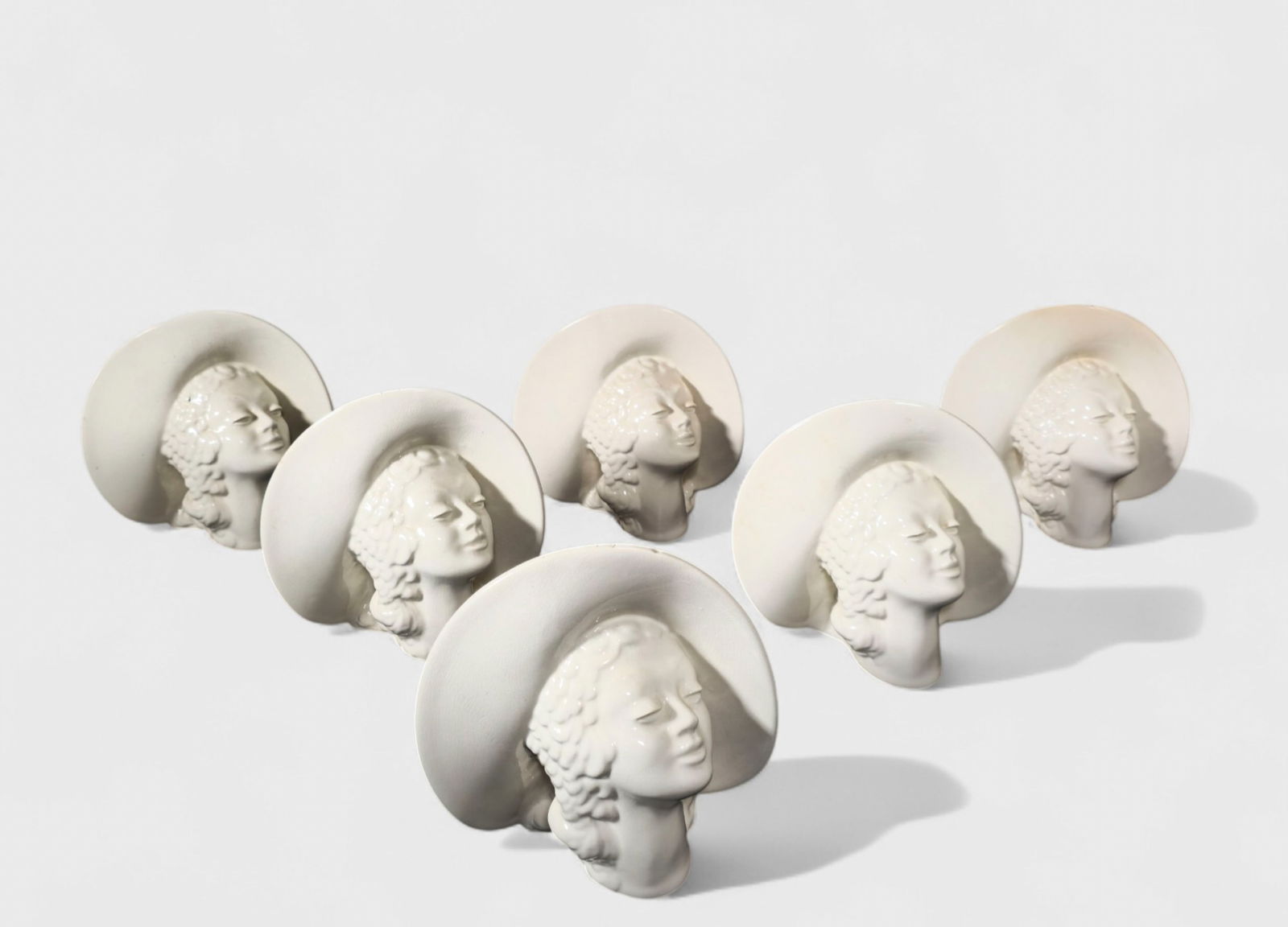 MCM Haeger Head Planter/ Wall Pockets (1 of 8)