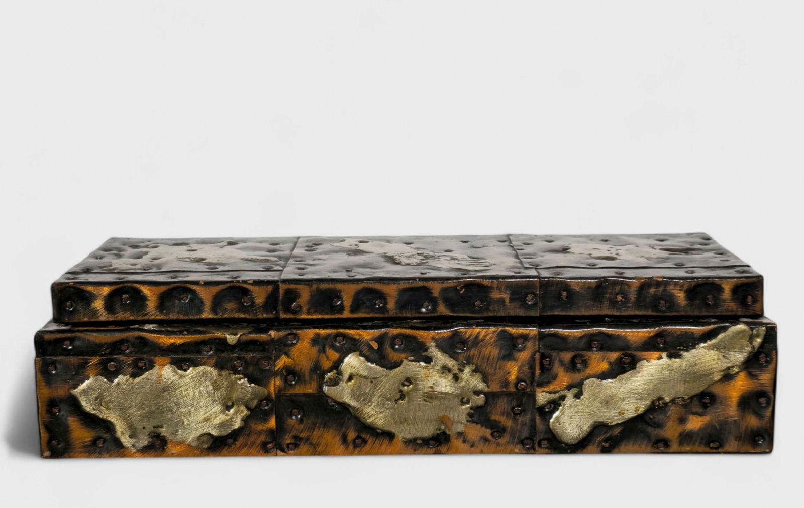 Paul Evans Patchwork Hinged Partition Box (1 of 9)