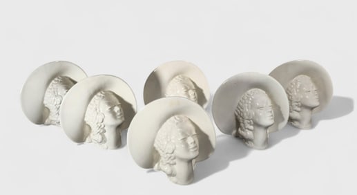 MCM Haeger Head Planter/ Wall Pockets