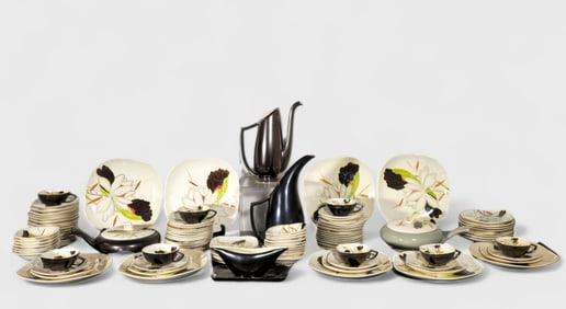 Red Wing "Lotus Bronze" Pottery Tableware