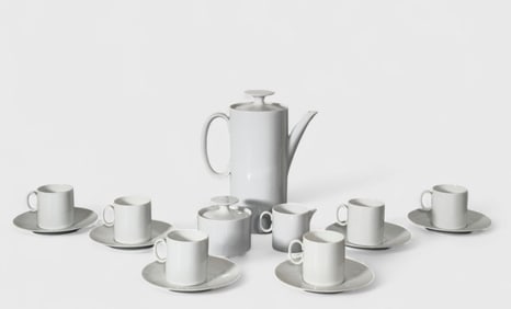 Thomas German MCM White Porcelain Tea Set