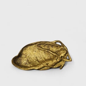 Art Nouveau Gilt Bronze Pin Tray