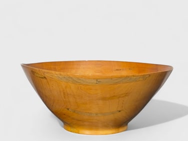 Tom Trauthwein Turned Ambrosia Maple Bowl
