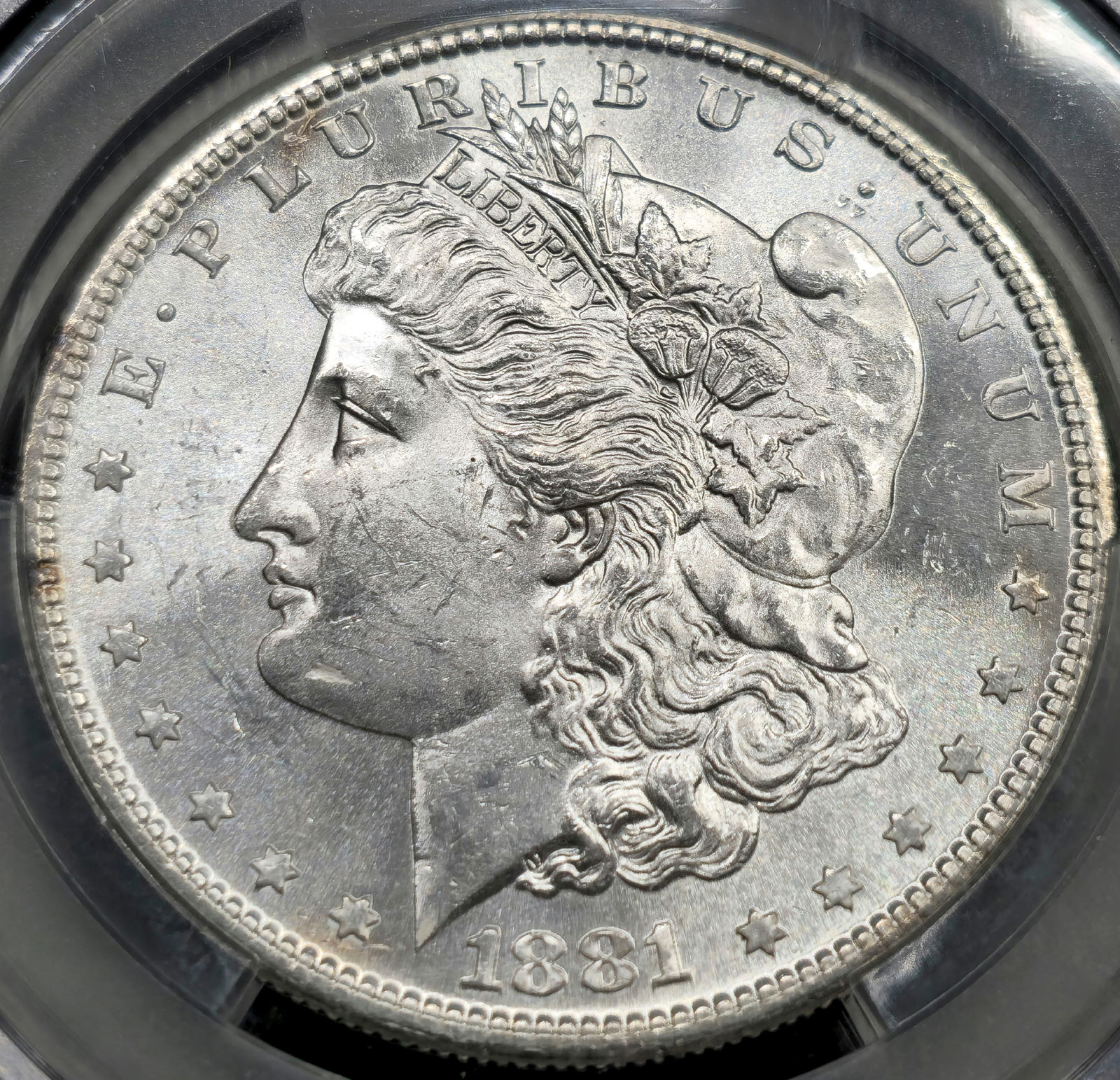 1881-S Morgan Silver Dollar MS 63 CAC