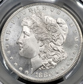 1880-S Morgan Silver Dollar MS 66 CAC