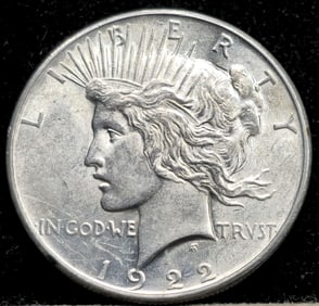 1922 Peace Silver Dollar Uncirculated