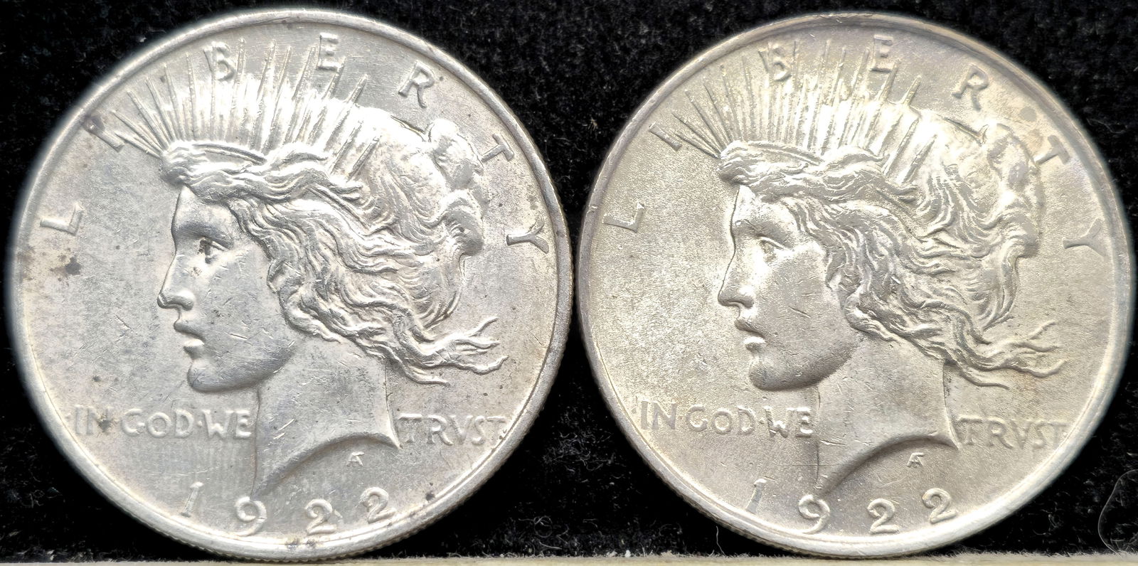 1922 Peace Dollars (1 of 5)