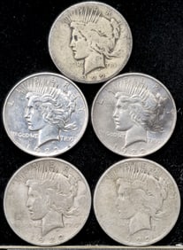 1922 Peace Silver Dollars
