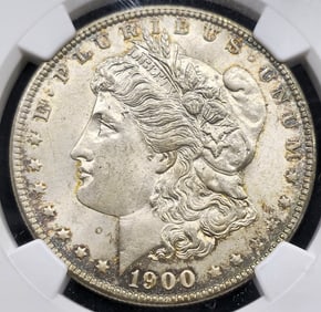 1900-O Morgan Silver Dollar MS 64 NGC