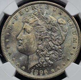 1896 Morgan Silver Dollar MS 64 NGC