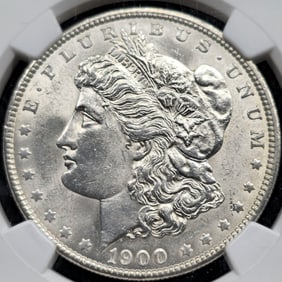 1900 Morgan Silver Dollar MS 63 NGC