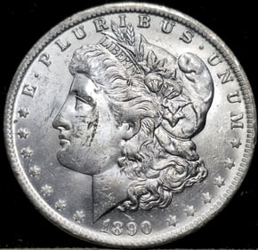 1890-O Morgan Silver Dollar