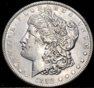 1892 Morgan Silver Dollar