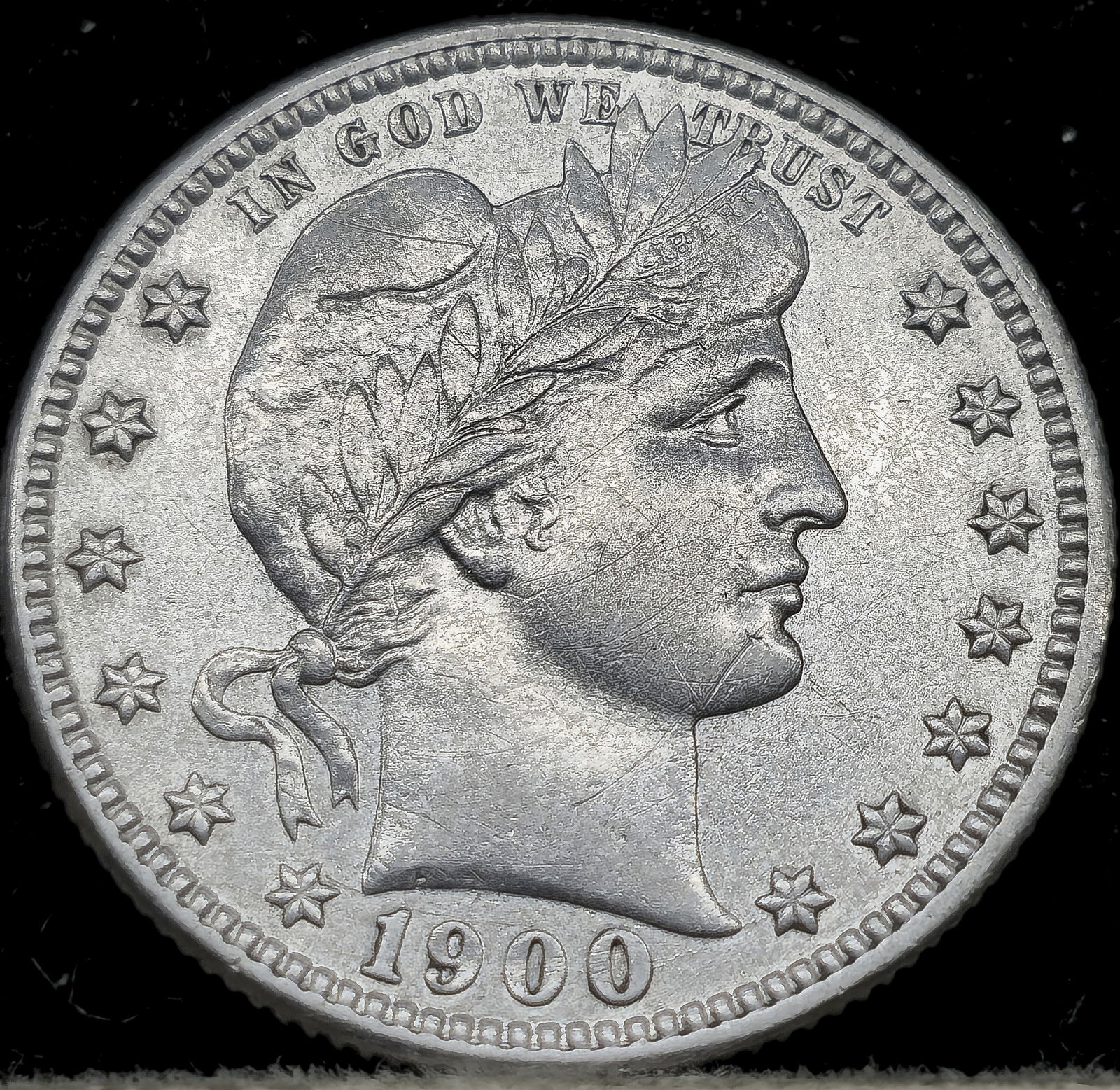 1900-S Barber Quarter (1 of 4)