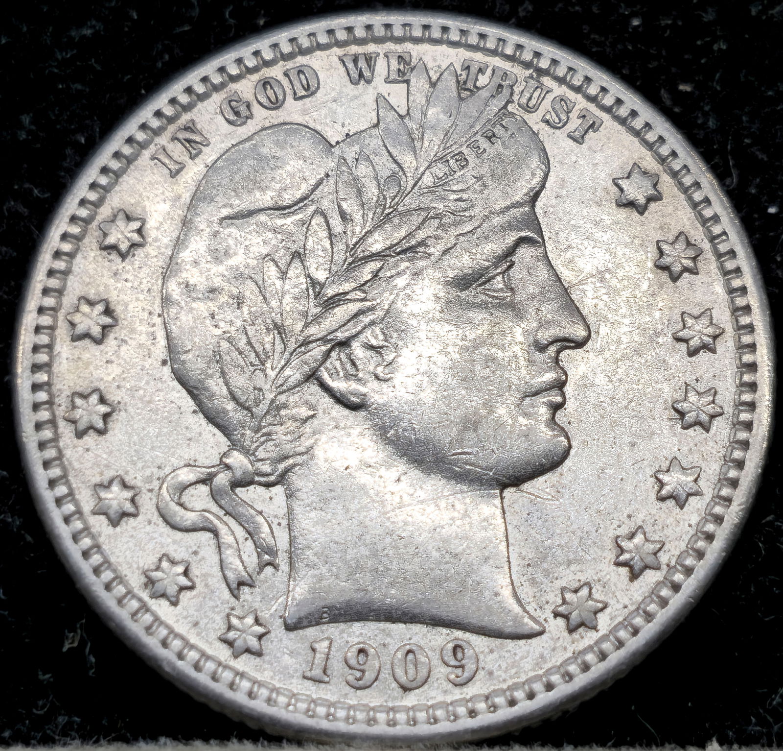 1909-D Barber Quarter (1 of 4)
