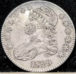 1829 Capped Bust Half Dollar 